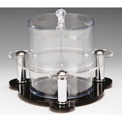 Zicco Zcp 130-M Tekli Polikarbonat Sosluk Akrilik Stand Metal Ayaklı 25x25x18 Cm