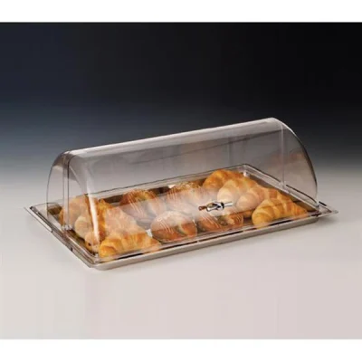 Zicco Zcp 271 Polikarbonat Küçük Rolltop Kapaklı Çelik Tepsili Muhafaza Kabı 44x29x17 Cm