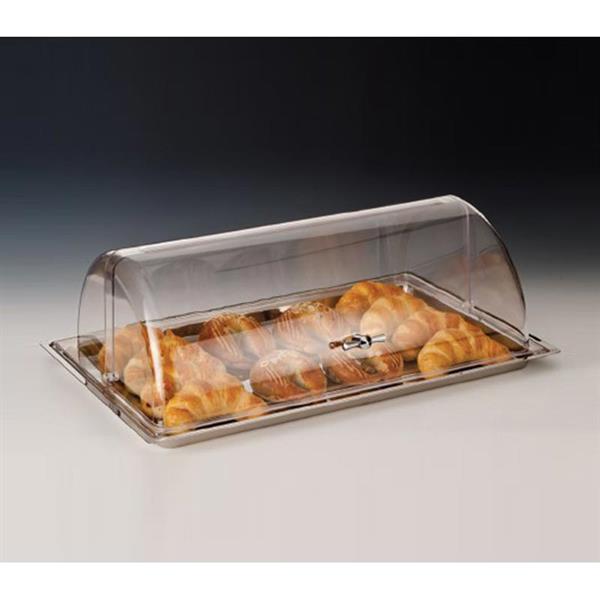 Zicco Zcp 271 Polikarbonat Küçük Rolltop Kapaklı Çelik Tepsili Muhafaza Kabı 44x29x17 Cm