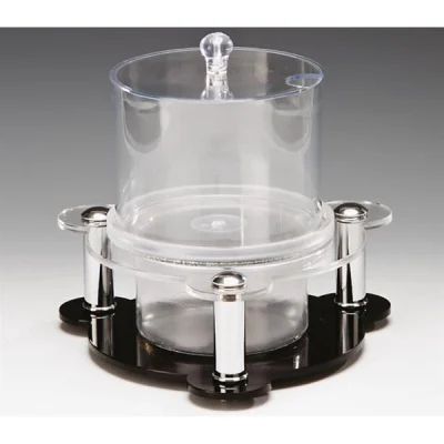 Zicco Zcp 317 Tekli Buz Kovalı Akrilik Teşhir Standı 25x25x22 Cm