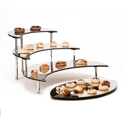 Zicco Zcp 357 3 Katlı Hilal Ayna Teşhir 26 Cm