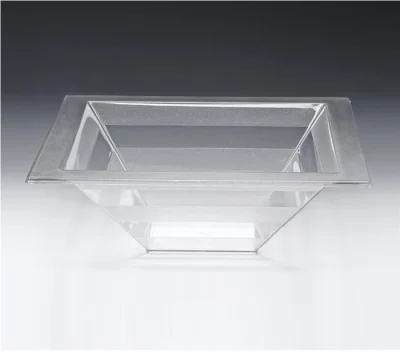 Zicco Zcp 471 Derin Polycarbonat Teşhir Kase/Kare 44,5*44,5*H 15,5 Cm