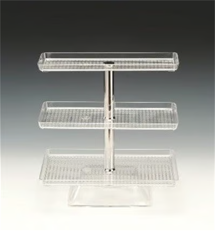 Zicco Zcp 548 3 Katlı Akrilik Standlı Çikolata Teşhir (461-462-463) 20*30* H 47,5 Cm