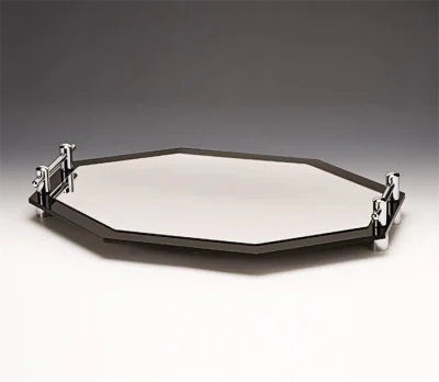 Zicco Zcp 592 60X40 Aynalı, Kulplu Teşhir Standı/Sekizgen 60X40 Cm