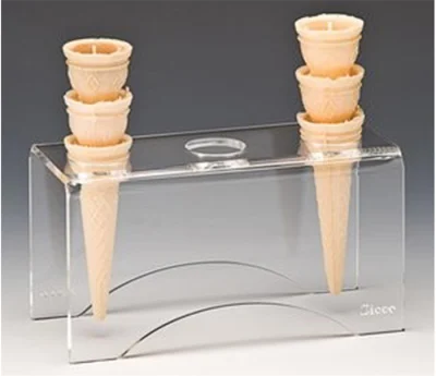 Zicco Zcp 606 3 Lü Dondurma Servis Standı-Şeffaf 20,5X8,5Xh 10 Cm