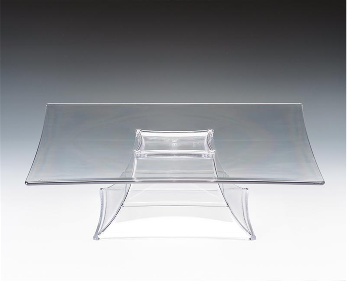 Zicco Zcp 629 Polycarbonat 35 Cm Kare Ayaklı Teşhir 35X35 Cm 10,5 Cm