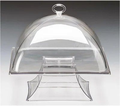 Zicco Zcp 636 Polycarbonat 30 Cm Kare Kapaklı Teşhir H: 24 Cm