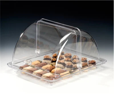 Zicco Zcp 710 Komple Polycarbonat Rolltop Kapaklı Fanus Gn1/2 28X34Xh 21 Cm