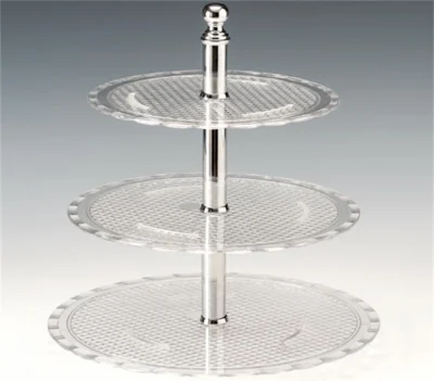 Zicco Zcp 713 3 Katlı Polycarbonat Pasta Standı R-23-27-31 H 31 Cm