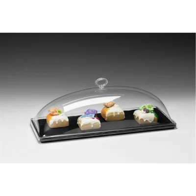 Zicco Zcp 828 Melamin Altlı Fanus -Dikdörtgen 20X45 H 13 Cm
