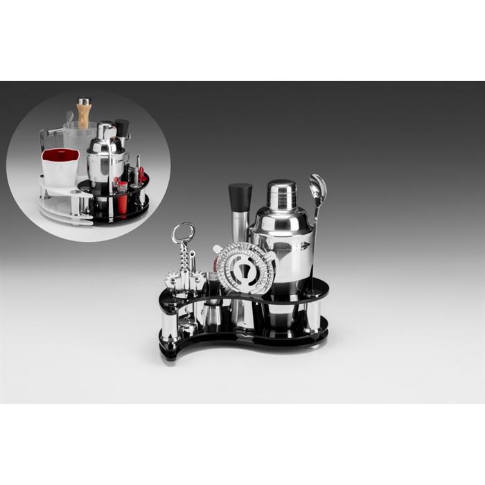 Zicco Zcp 837 Akrilik Bar Seti Yinyang Model 12 Parça 14x25x8 Cm