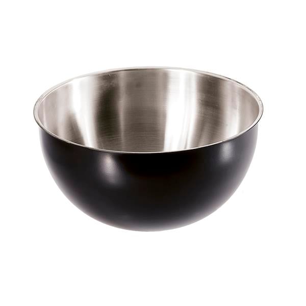 Biradlı Grv-325-Siyah Çelik Mayonez Kabı Ø 16 Cm - 1,5 L Siyah
