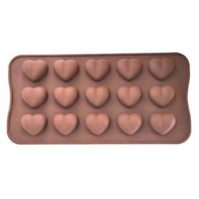 Epinox Klp-21 Silikon Çikolata Kalıbı Kalp 21.2*10.6*2Cm
