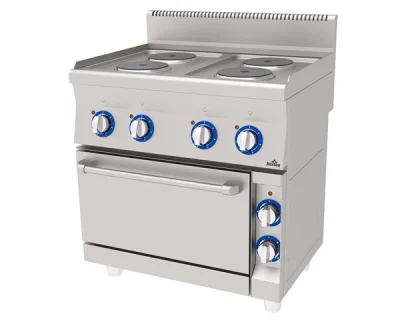 Atalay E AEK-860 Kuzine 4 lü Elektrikli Fırınlı Kuzine 80x60x85