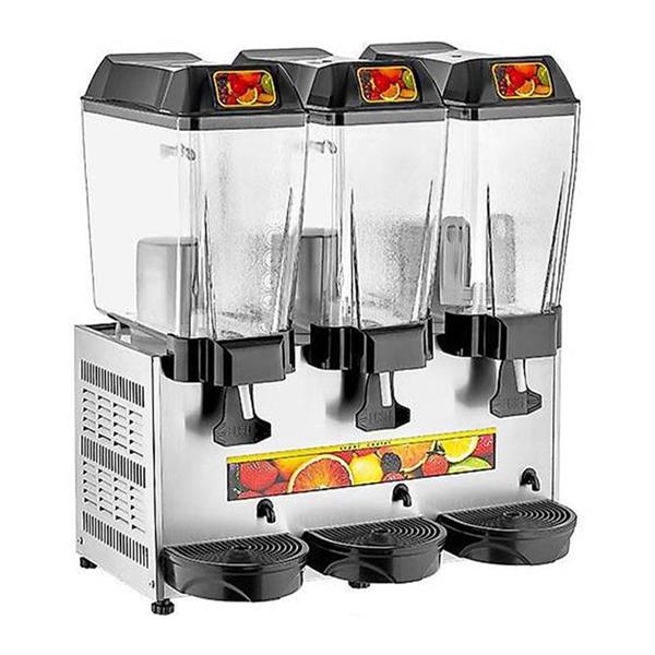 Gast ST16 Üçlü Şerbet+Şerbet+Şerbet Soğutucu 3x20 lt Metalik Gri