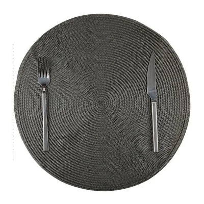 Biradlı Brd-1838 Amerikan Servis Yuvarlak Pvc Siyah 38 Cm